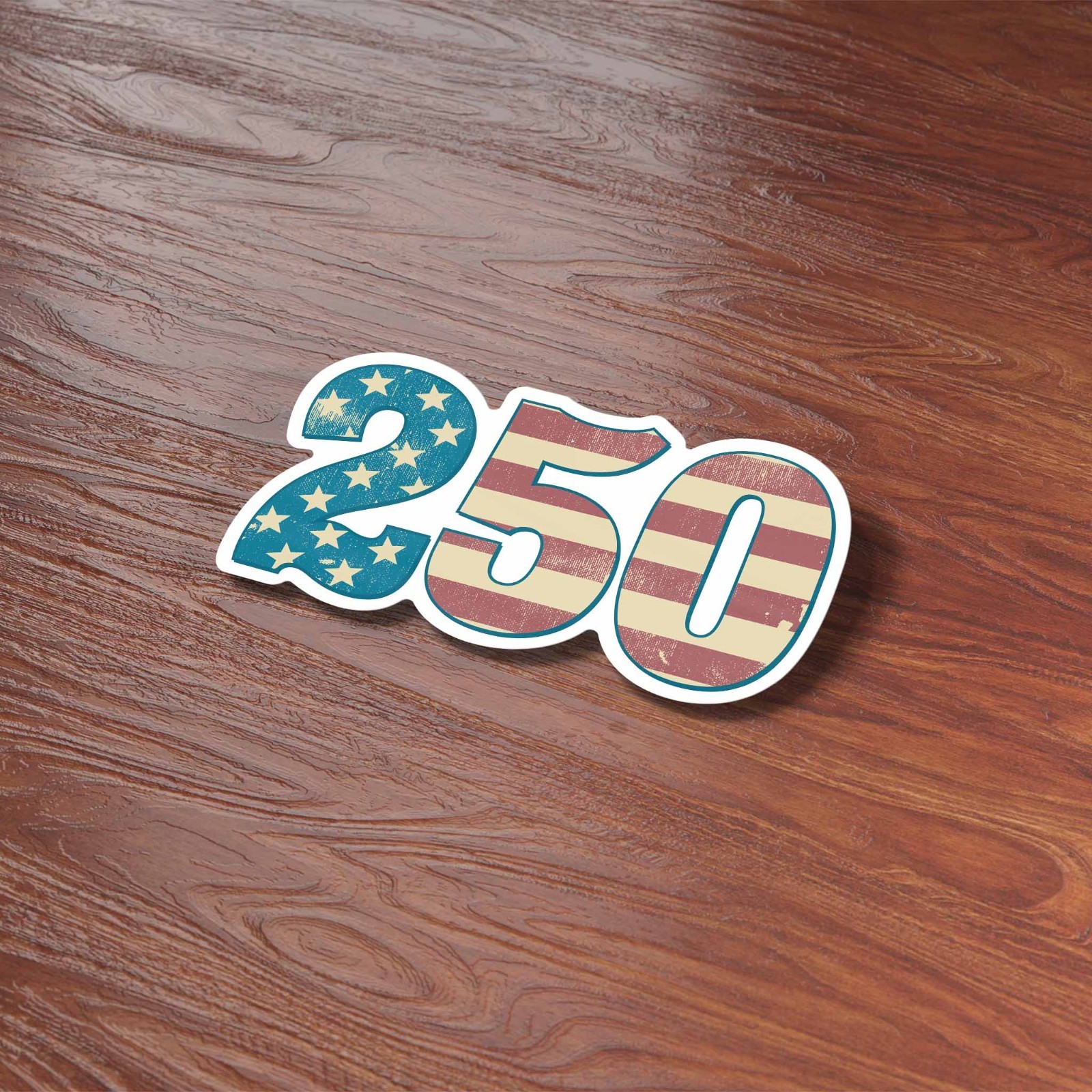 USA 250th Anniversary American Flag Sticker – Cool 2026 Patriotic Decal