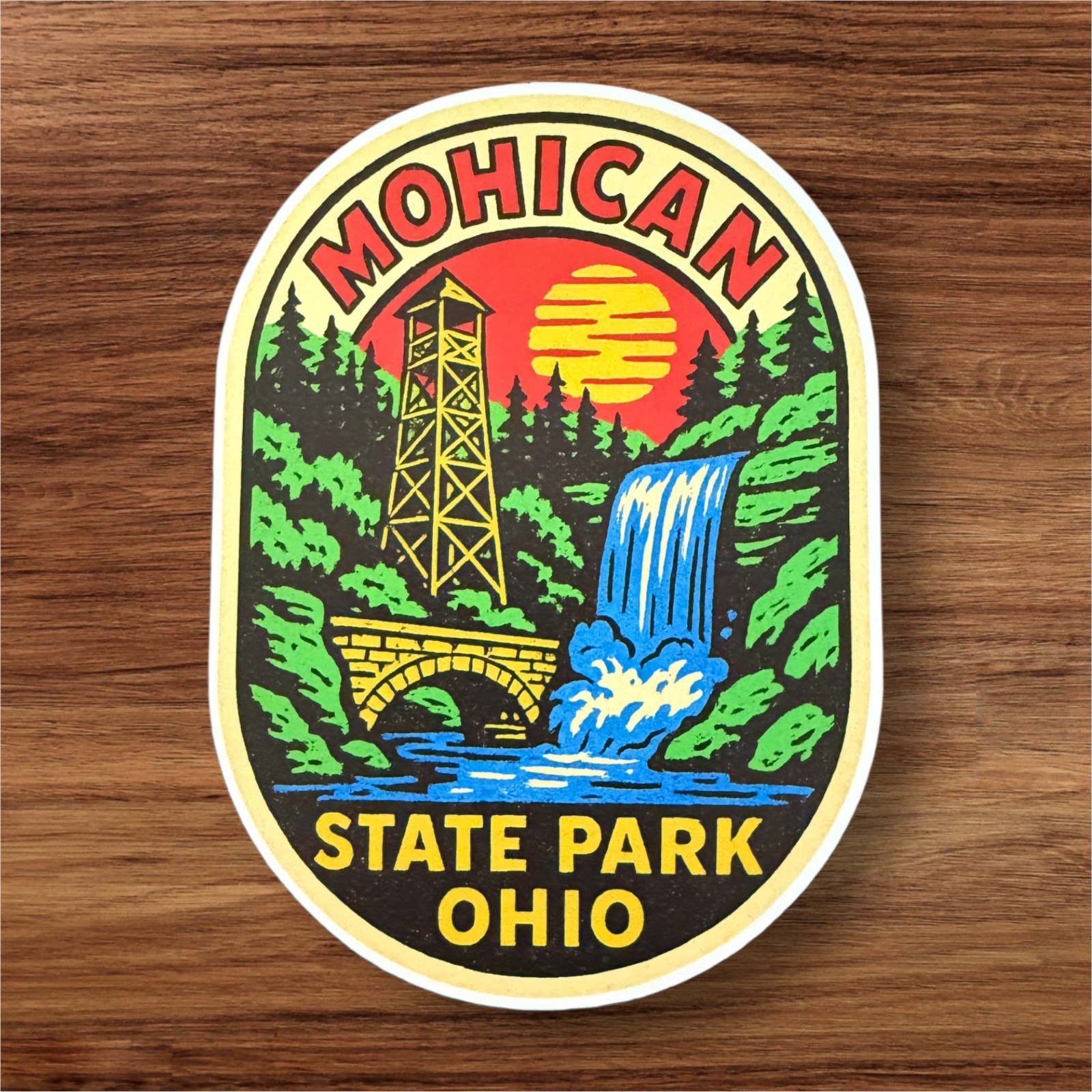 Mohican State Park Ohio Vinyl Decal Sticker 3.75" To 5" Indoor Outdoor
