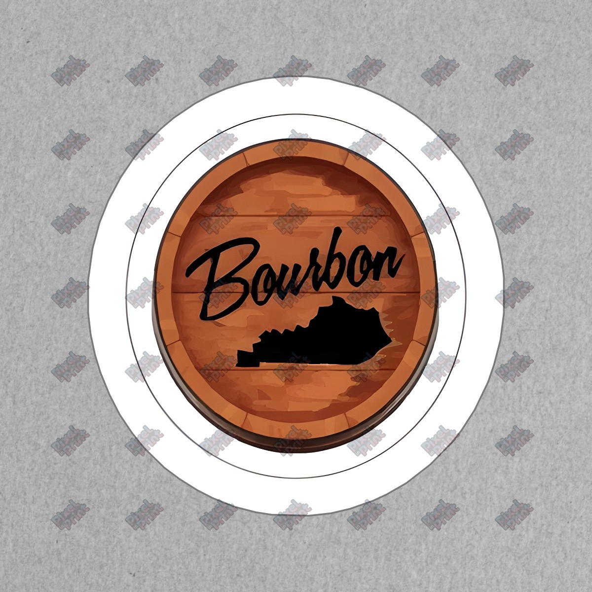 Bourbon Barrel Vinyl Sticker Rustic Kentucky Decal Perfect for Home #401559