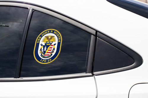 LPD-26 USS John P. Murtha Badge Sticker Decal San Antonio Class