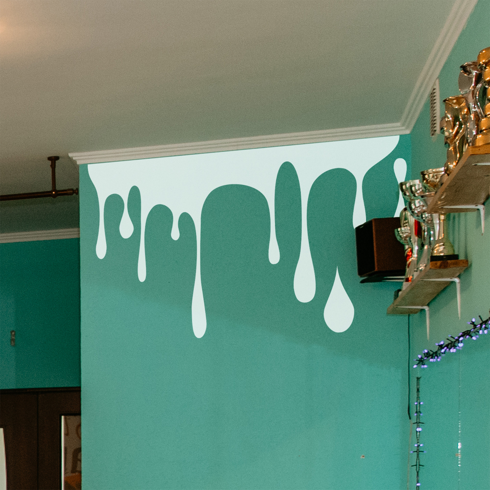 Slime Wall Decal Sticker. Paint Dripping Wall Decal. Kid's Birthday Decor. #695