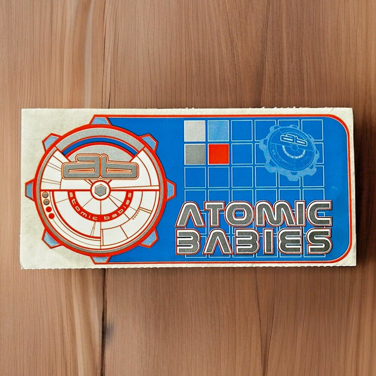 Promo Sticker ~ Atomic Babies ~ Rectangular ~ 5×2.5" ~ [ja