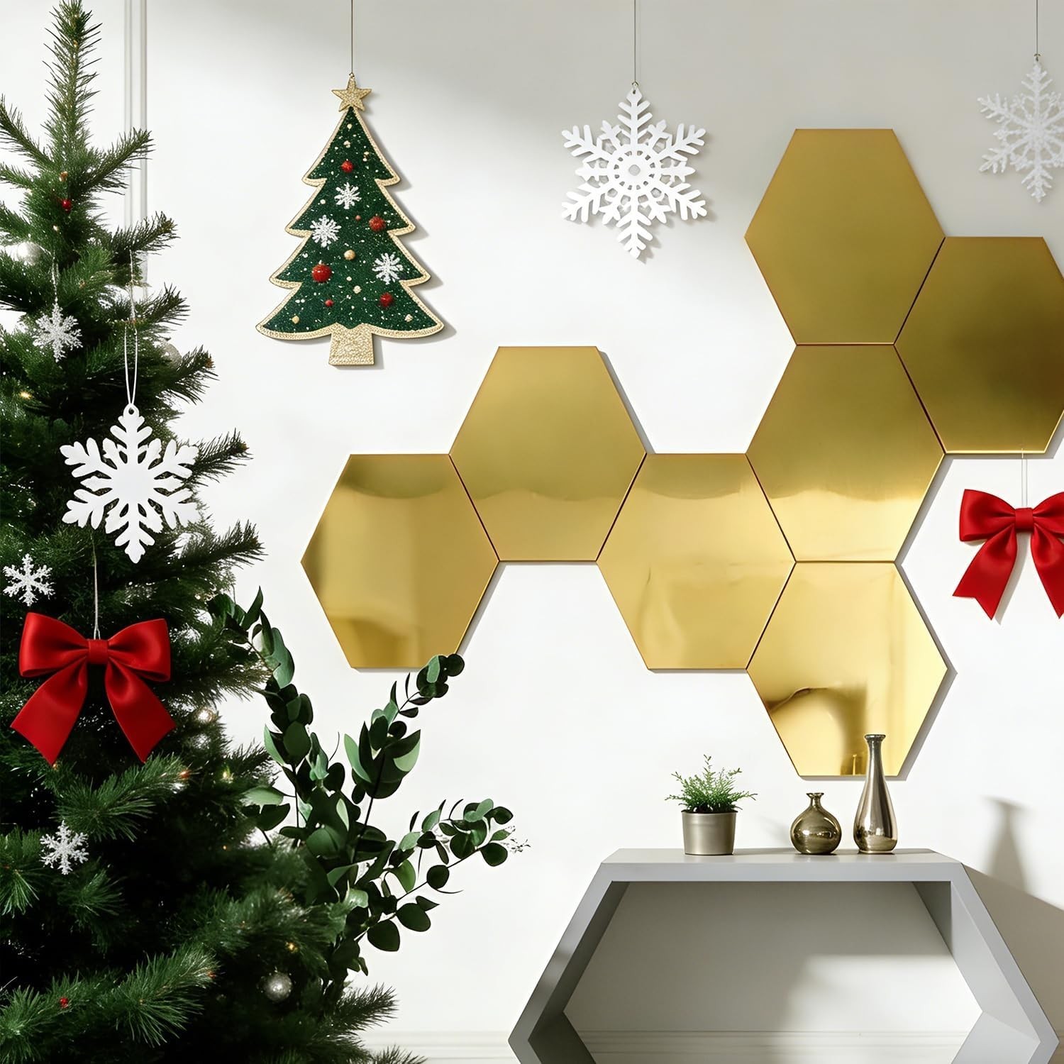 Adhesive Gold Mirror Sticker Peel and Stick Removable Waterproof Glossy Gold …