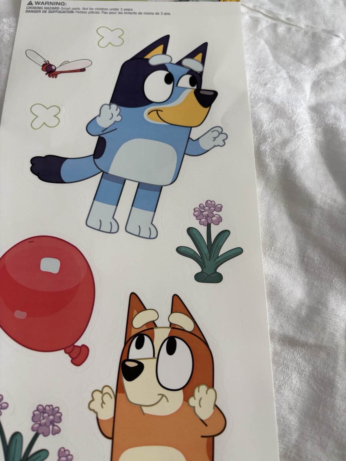NEW 10 WALL DECALS Peel and Stick BLUEY Cartoon Characters