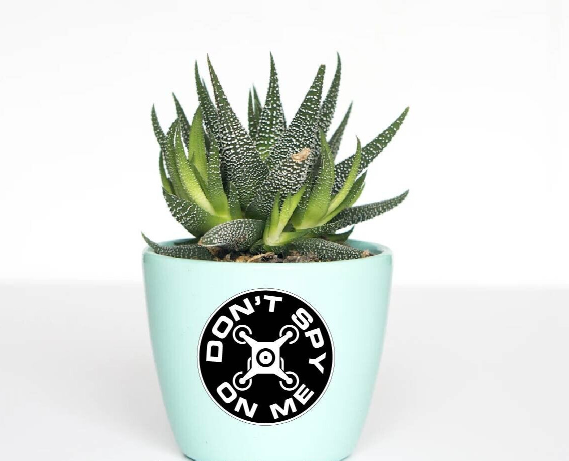 Dont Spy On Me Drone Decal Sticker Spies Drones Citizen Privacy Zone Anti-Drone