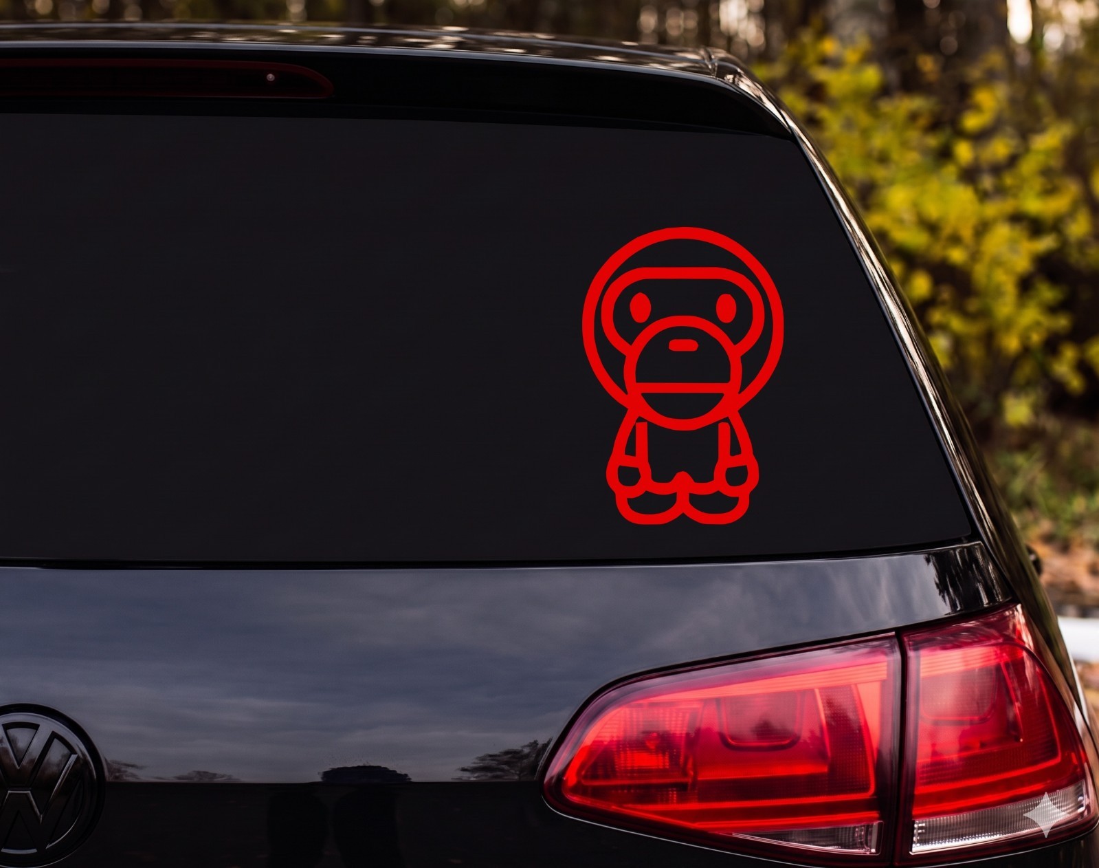 Baby Milo Bathing Ape Die Cut Vinyl Decal JDM Car Laptop | Streetwear Gift