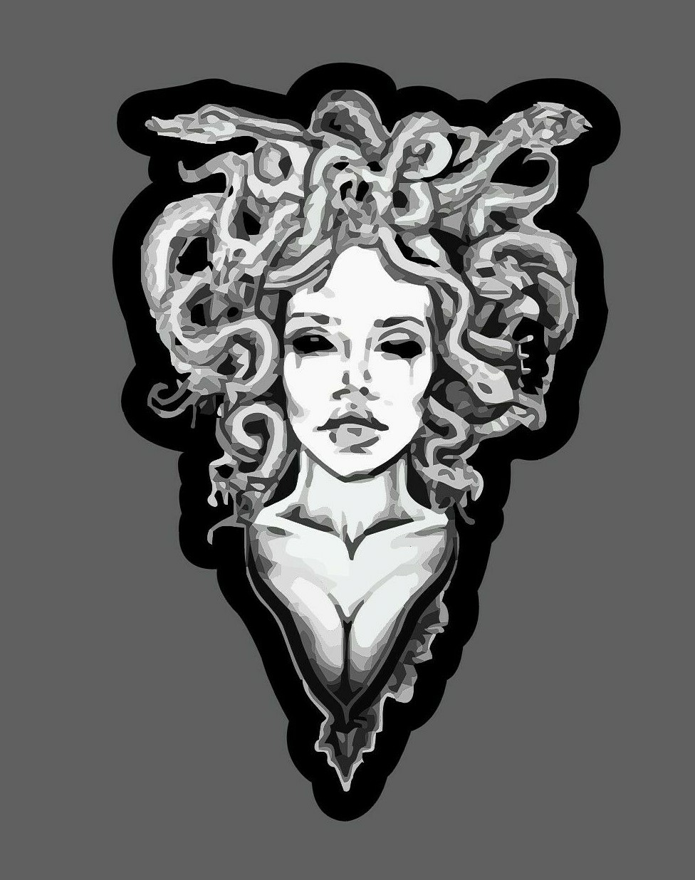 Medusa Sticker Snakes Beauty Waterproof – Buy Any 4 For $1.75 Each Storewide!