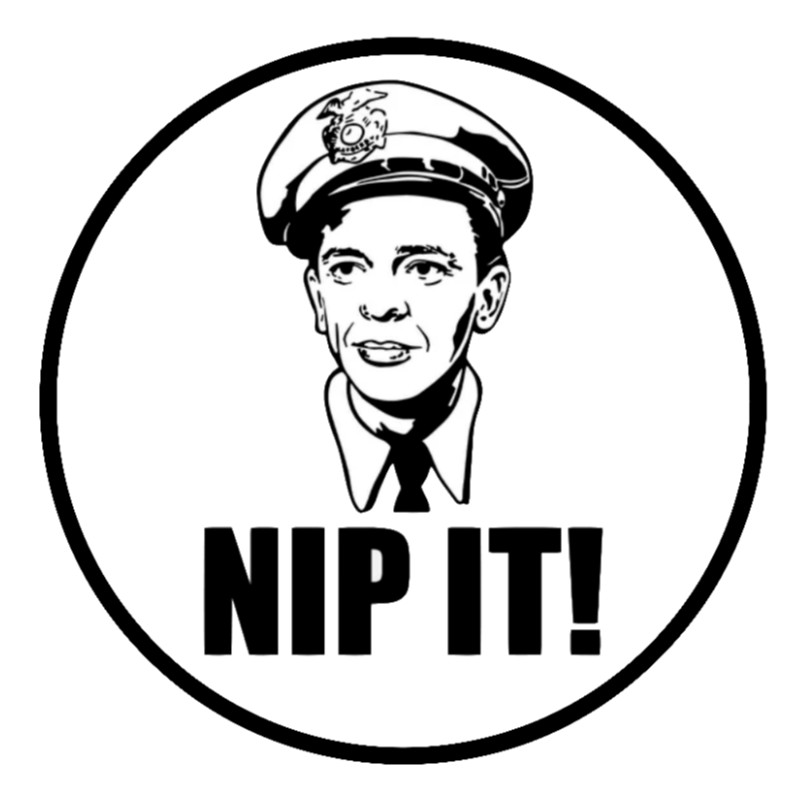 Andy Griffith Show – Barney (Nip It) – 4" Vinyl Decal Car Cooler Laptop Trailer