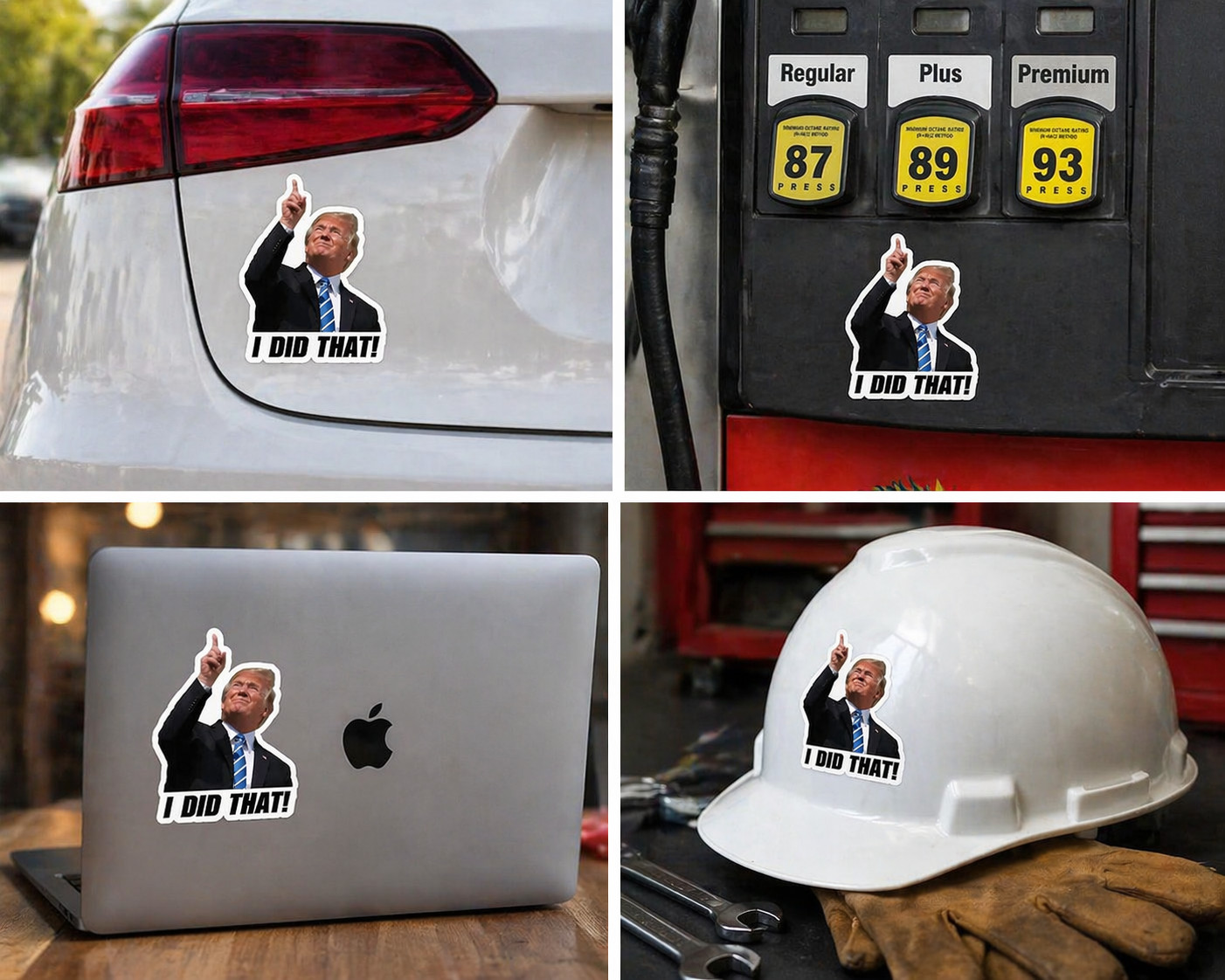 100pc Trump I Did That Stickers, Gas Pump Stickers, High Quality Vinyl