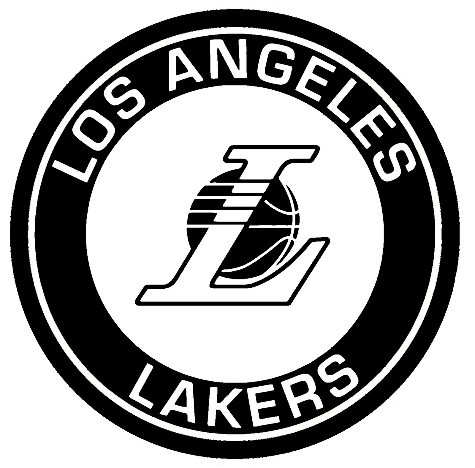 Vinyl Decal Car Truck Sticker Wall NBA Basketball – Los Angeles Lakers Logo v3