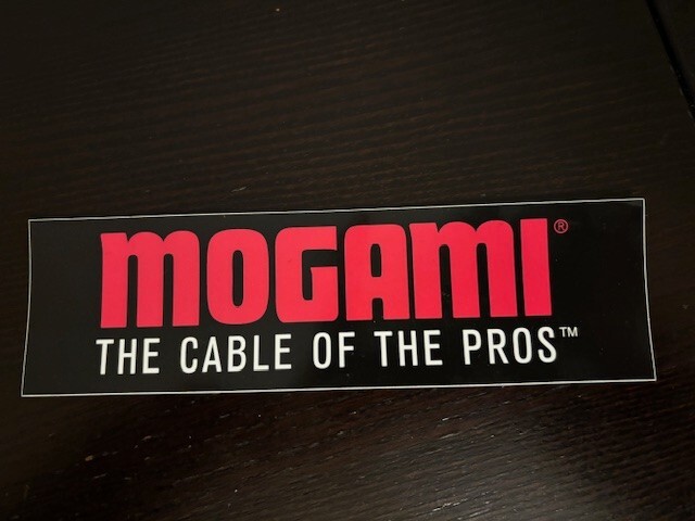 Mogami CABLE OF THE PRO'S 7X2 STICKER