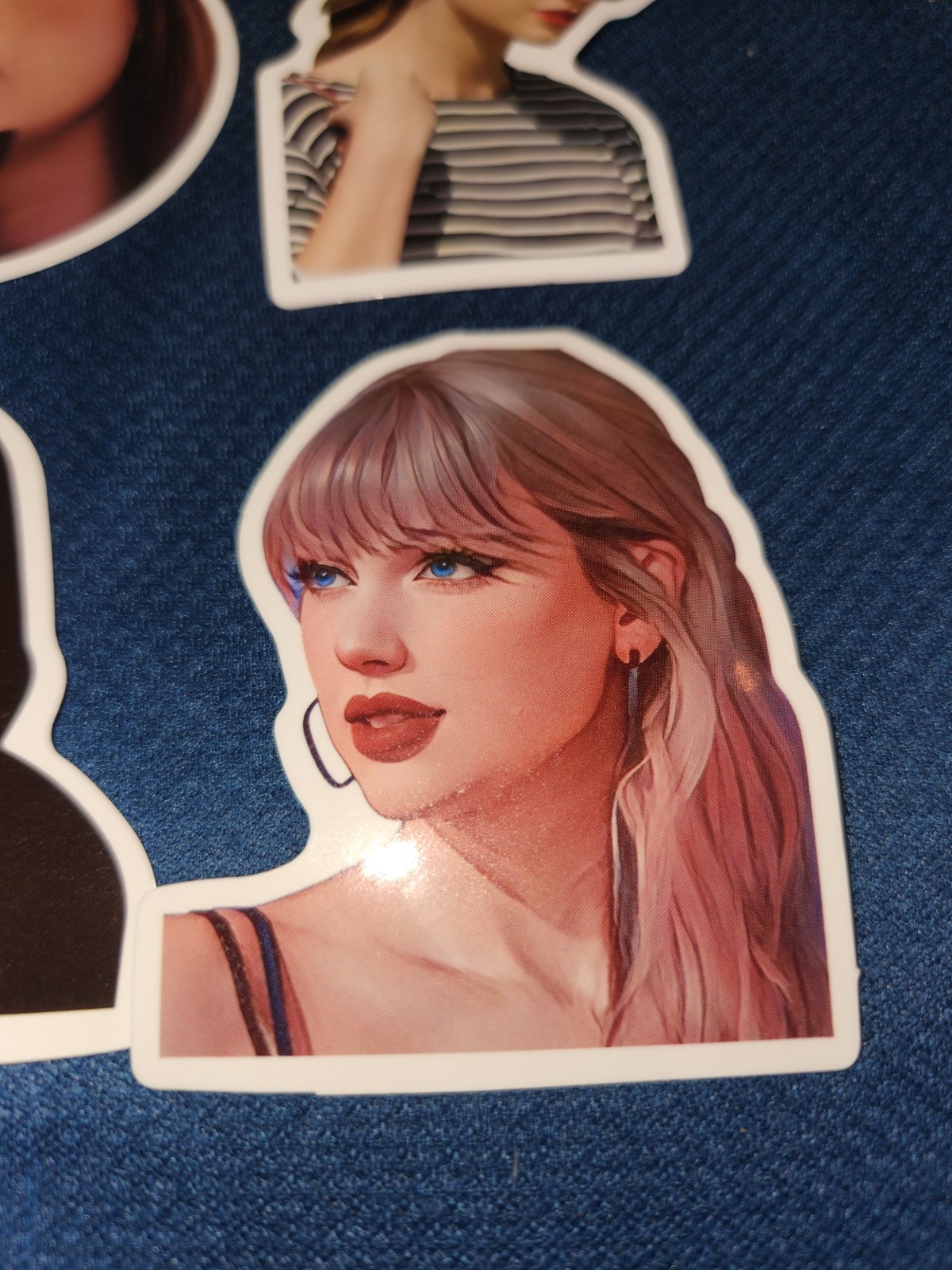 13 Taylor Swift Face Stickers, Swiftie Stickers, Laptop Stickers, Swiftie Decals