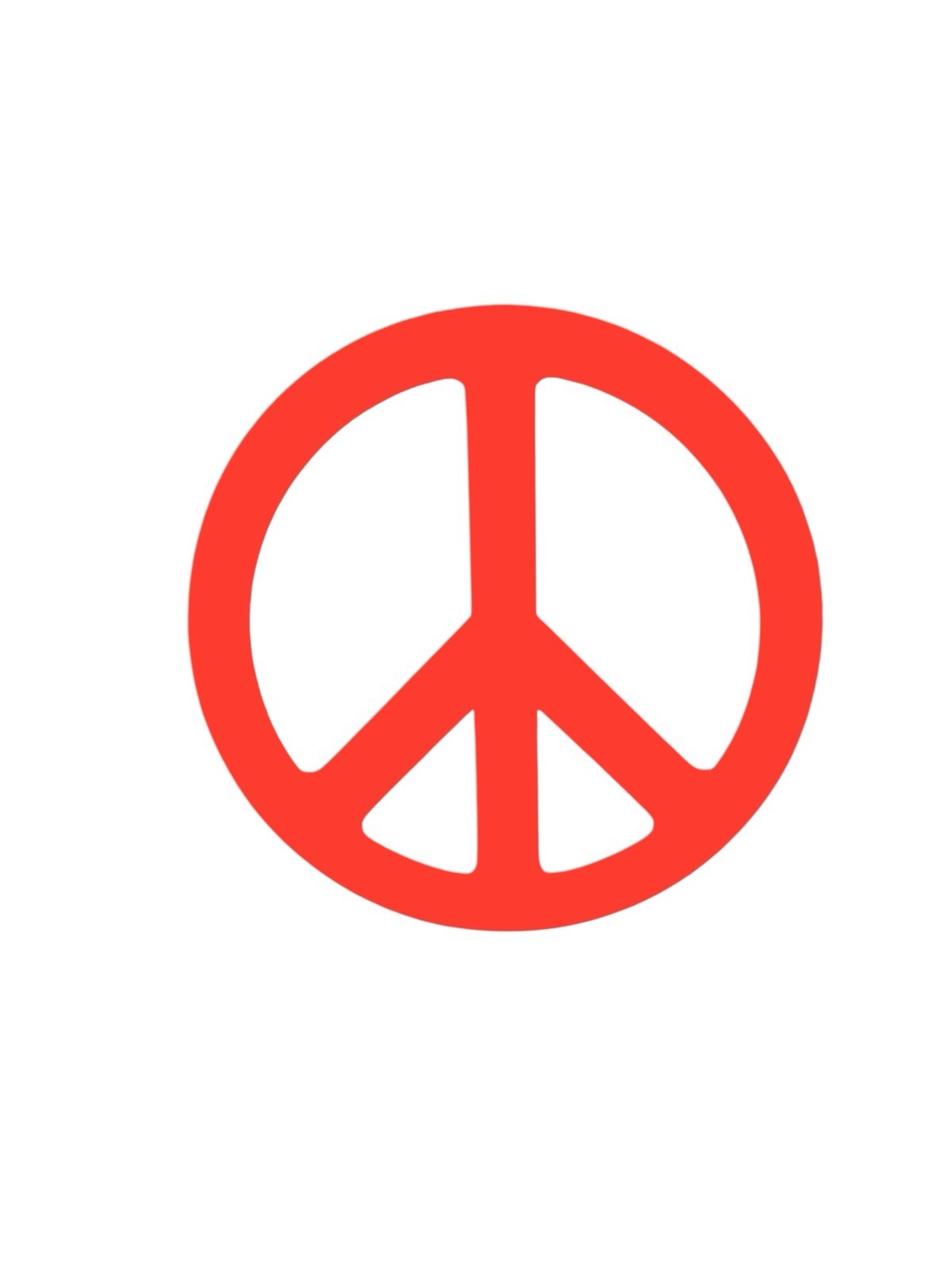 Peace sign Vinyl Decal for car Windows Laptops any smooth surface