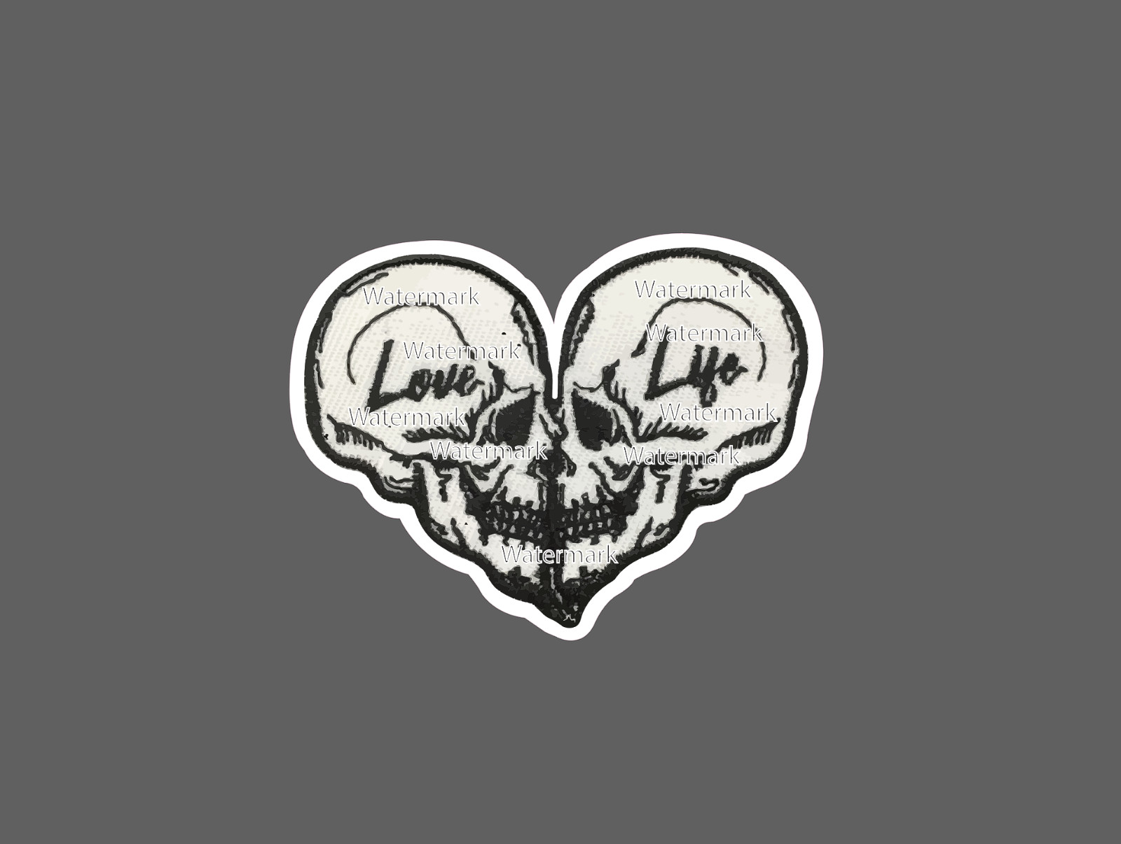Love Life Sticker Skulls Waterproof NEW – Buy Any 4 For $1.75 EACH Storewide!