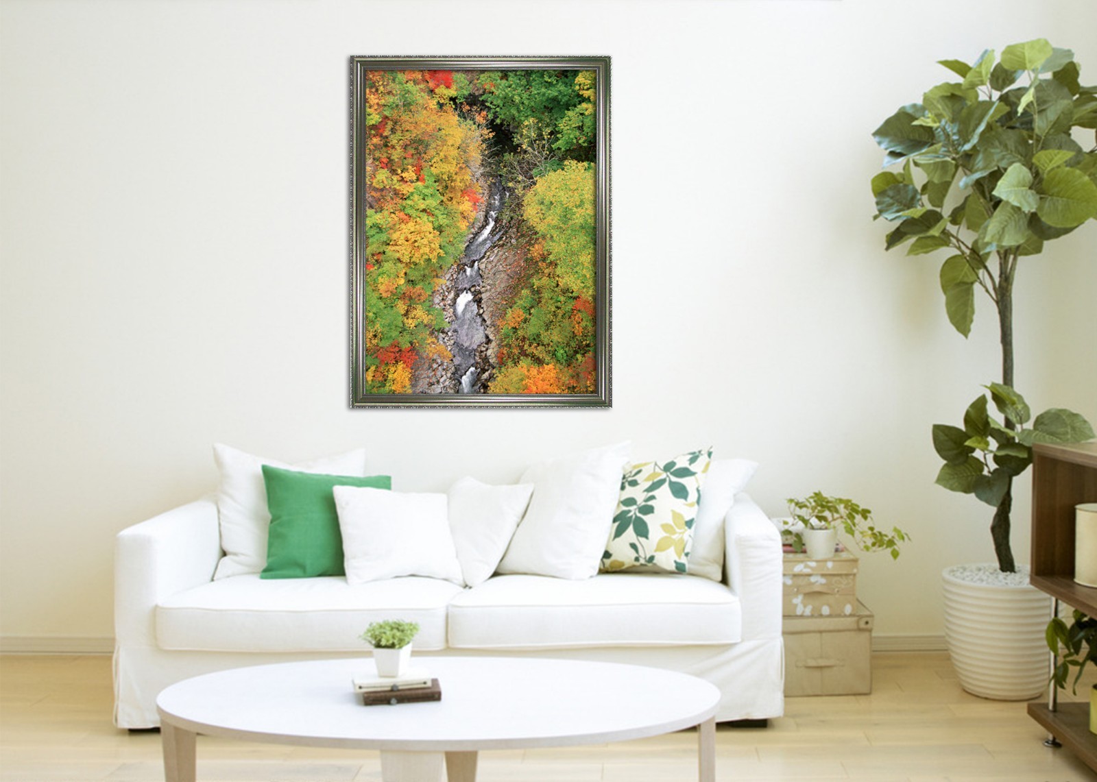 3D Grove River 45 Fake Framed Poster Home Decor Print Painting Unique Art