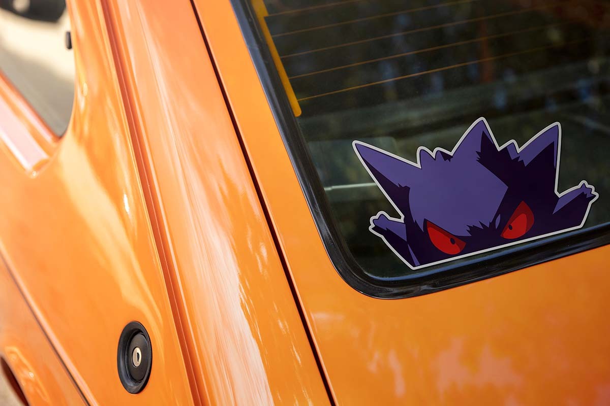 Gengar Peeker Anime Vinyl Sticker Pokémon Car Window Decal USA Made