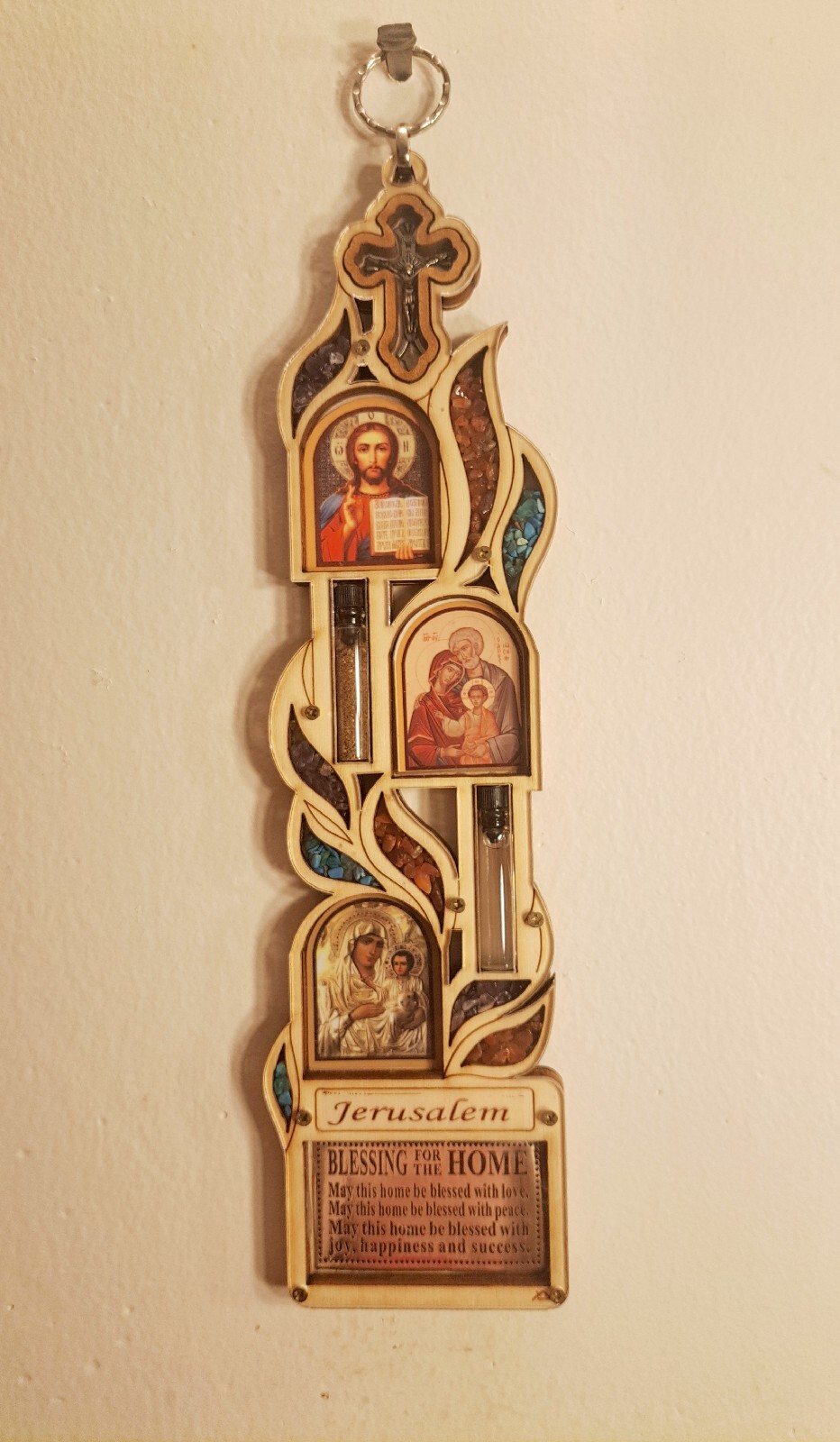 wall decor, Religious Orthodox Church, Blessing For The Home, Made In Jerusalem.
