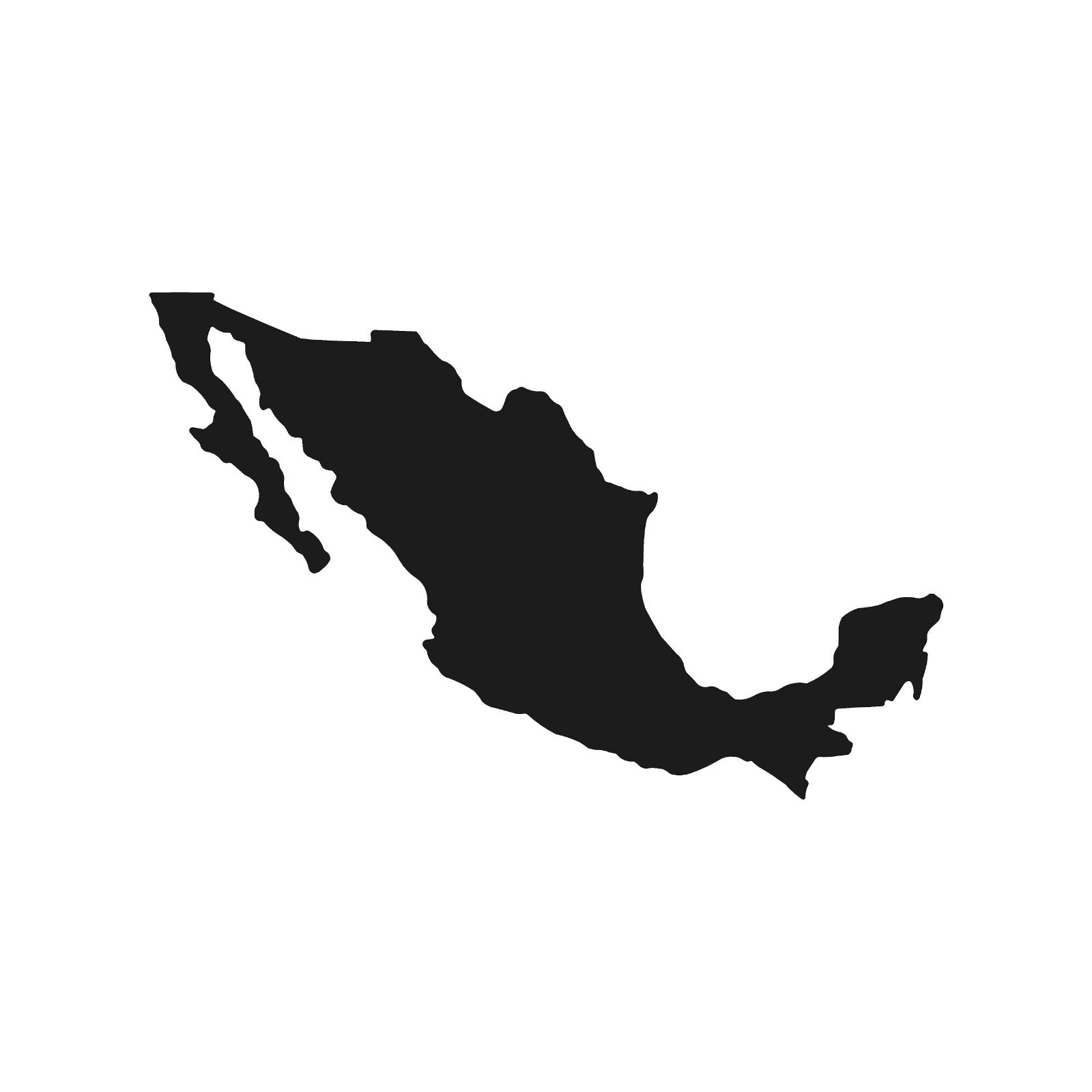 Mexico country outline Vinyl Decal Car Window MX Sticker