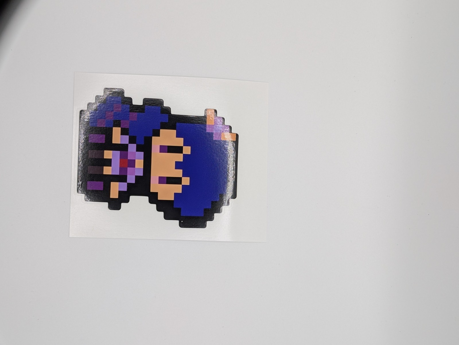 Raiden Shogun Genshin Impact Pixel Art 8 bit Vinyl Sticker decal car waterproof
