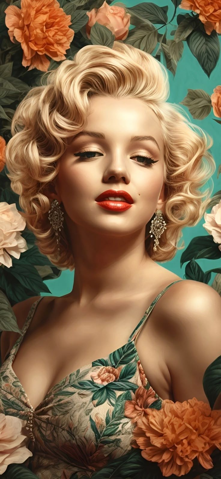 MARILYN MONROE VYNIL STICKER 3X2