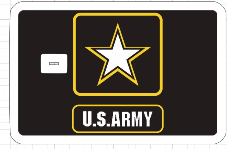 Military Police MP Card Skin 4-Pack Army Security Vinyl Debit Card Sticker Decal
