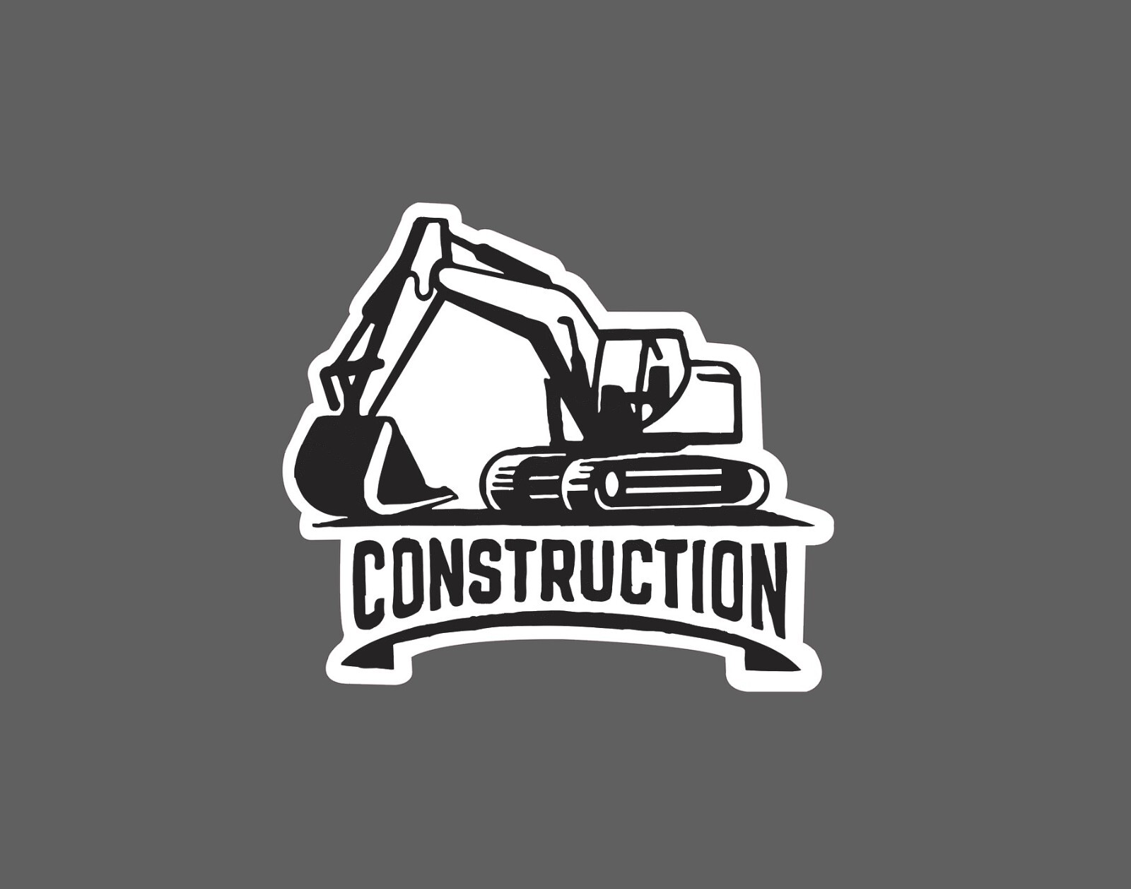 Construction Sticker Excavator Waterproof – Buy Any 4 For $1.75 EACH Storewide!