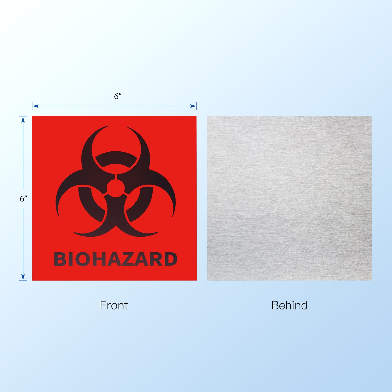 4" – 6" BIOHAZARD WARNING Decal Vinyl Sticker Logo & Label Pick SIZE & BAG