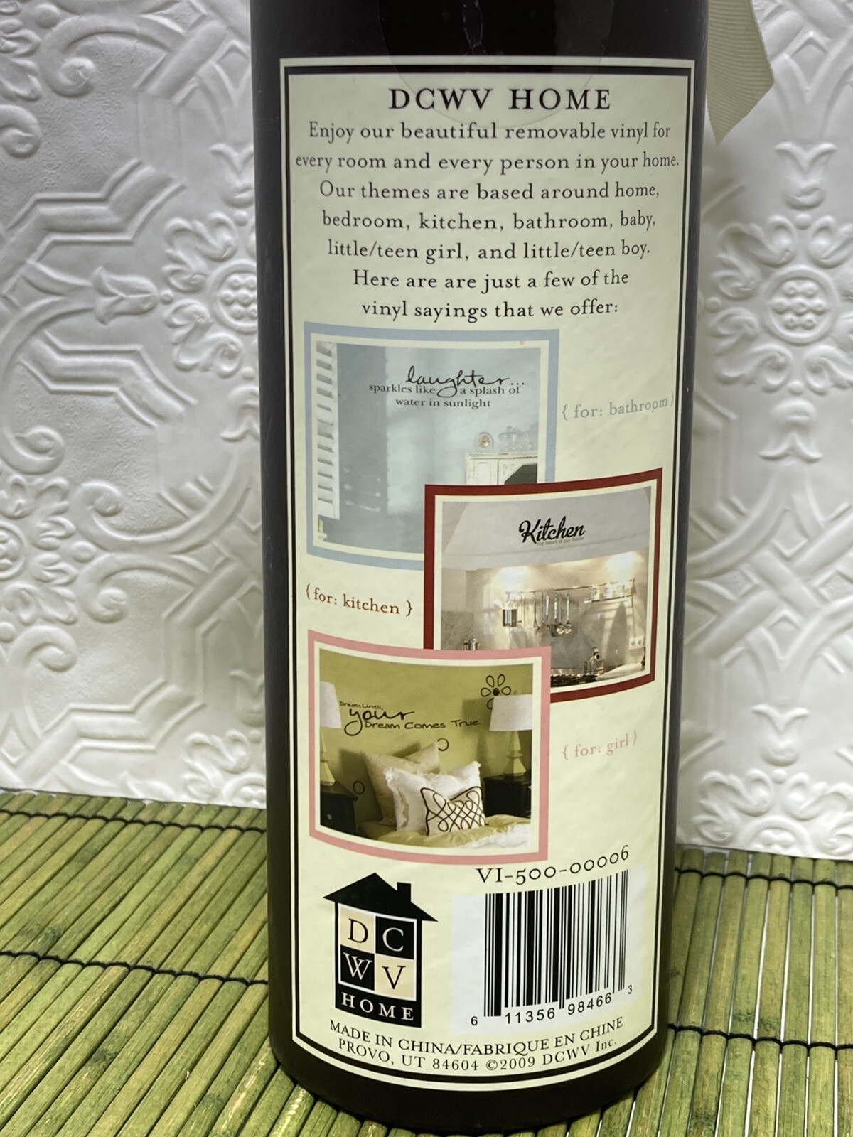 DCWV Home Removable Vinyl Wall Lettering "Home The Place Your Story Begins" NEW