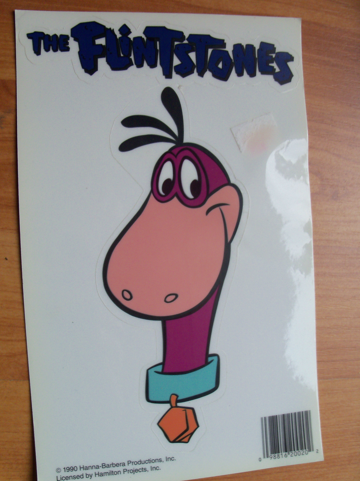 Flintstones Window Clings 5" x 8" 1990 Hanna-Barbera Multi-color Collectible NOS