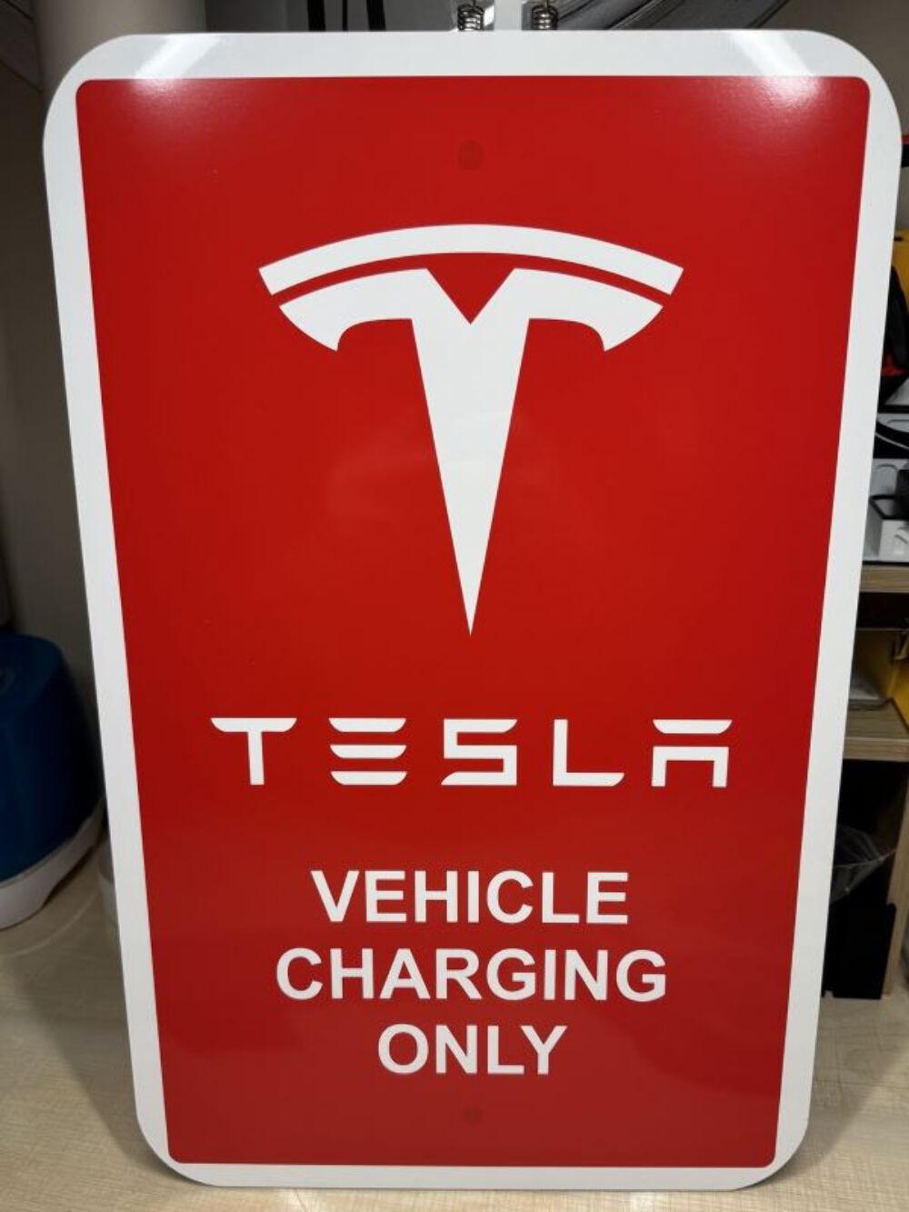 Tesla Charging Sign Wall Connector Home Mobile Charger Model 3 S X Y