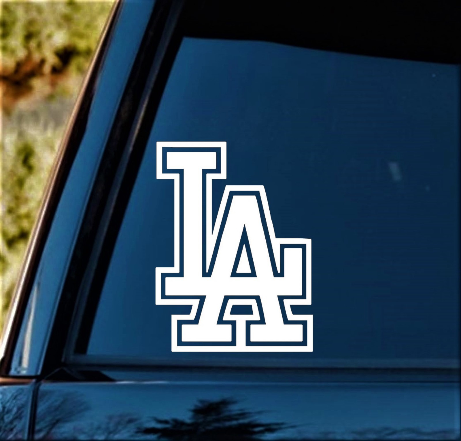 Los Angeles Dodgers LA Decal Baseball Vinyl Sticker