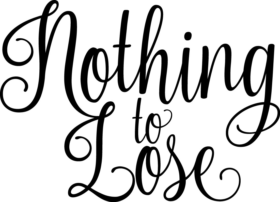 Nothing To Lose Decal Window Bumper Sticker Car Dare Life Risk Live Power Girl