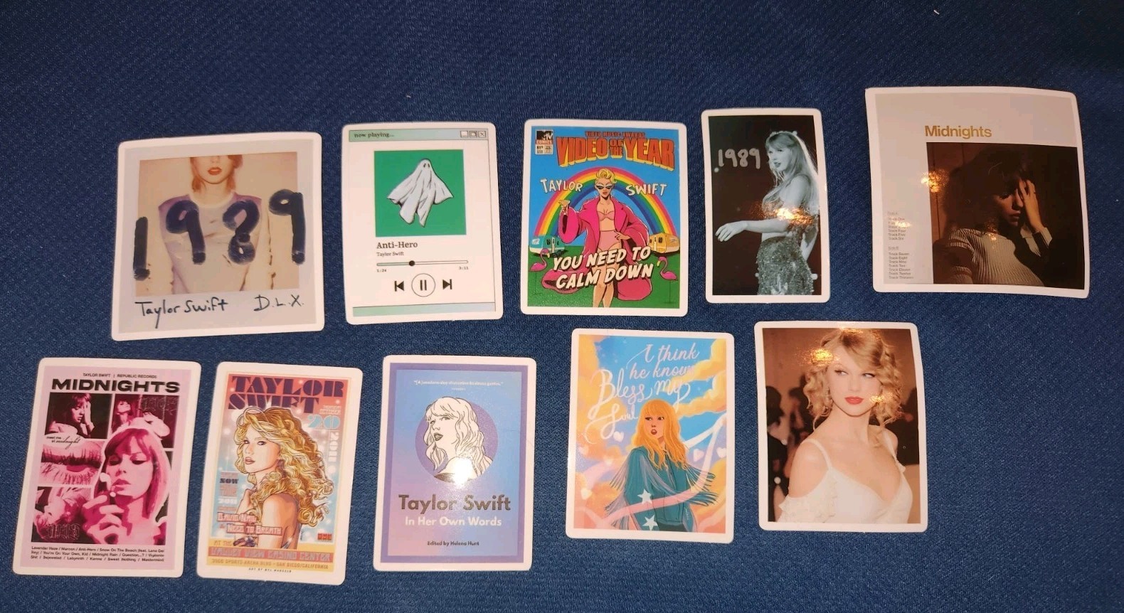 10 Taylor Swift Albu Stickers, Swiftie Stickers, Laptop Stickers, Swiftie Decals