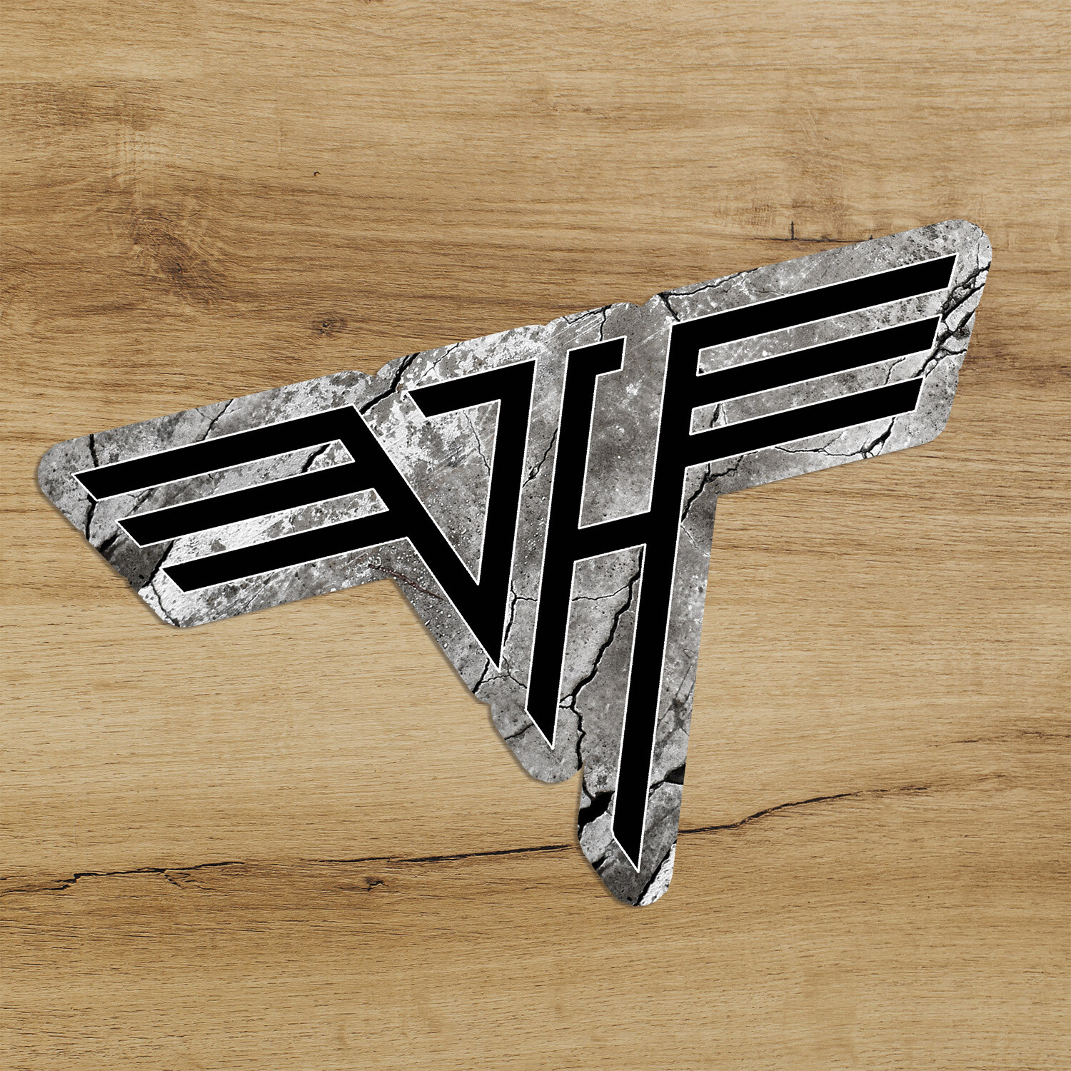 EVH tribute stone premium sticker Vinyl Decal 3 inches E51
