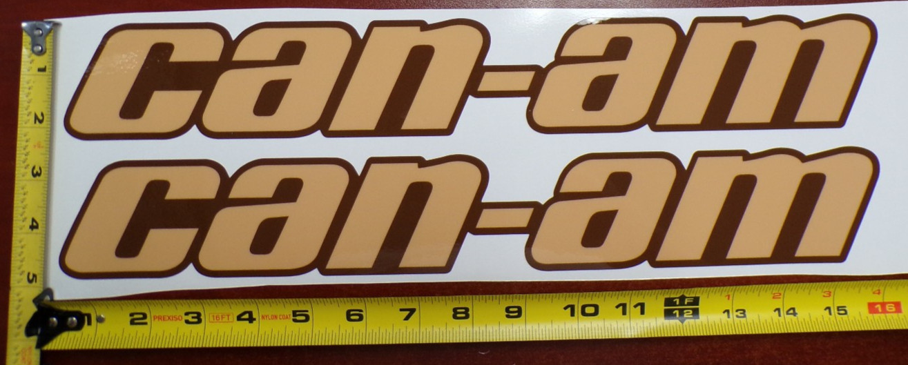 CAN-AM MAVERICK X3 R GRAPHIC DECAL STICKER USA MADE TAN BROWN SOLID THICK