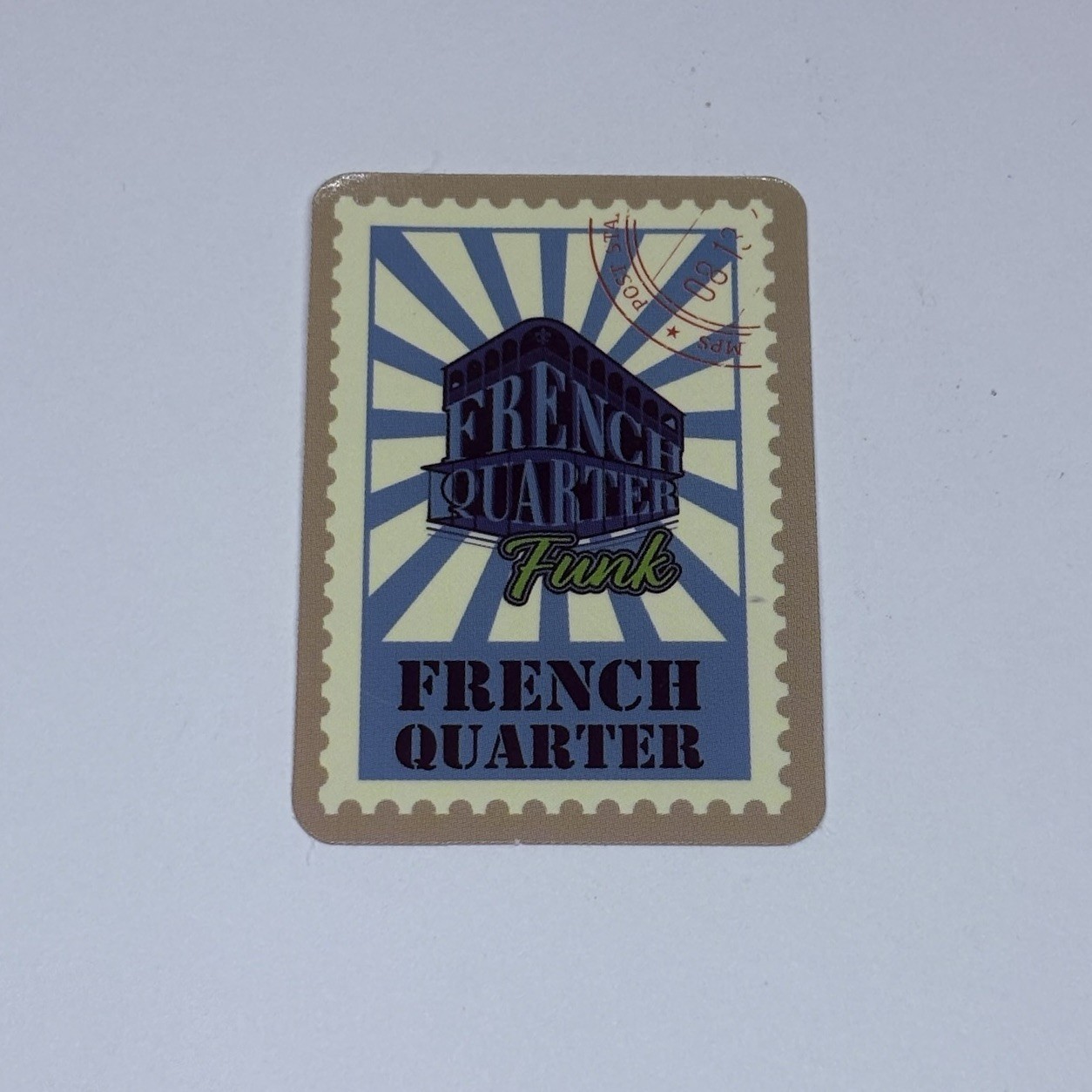 French Quarters Postage Stamp Novelty Sticker Vinyl Decal Travel Cool Art Tc9