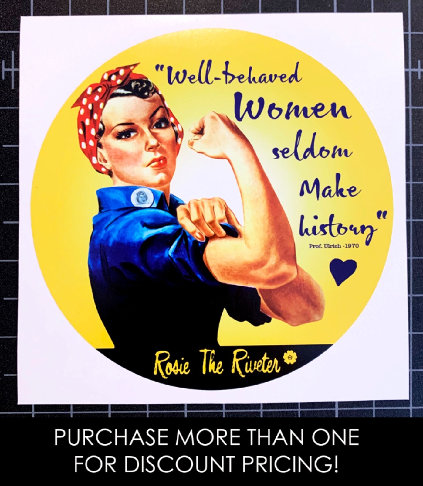 Rosie The Riveter Decal Sticker