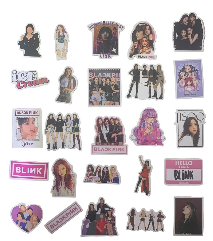K-pop Black Pink Waterproof Sticker Set Of 50