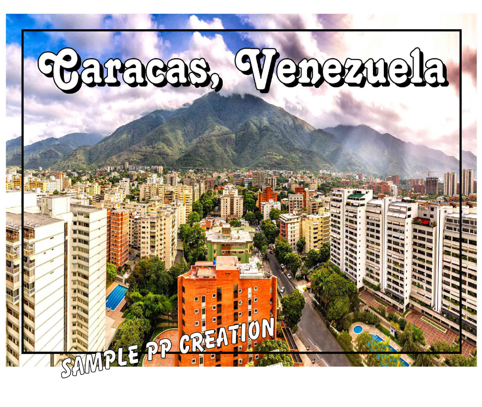CARACAS, VENEZUELA photo fridge MAGNET 4 X 3 inches TRAVEL