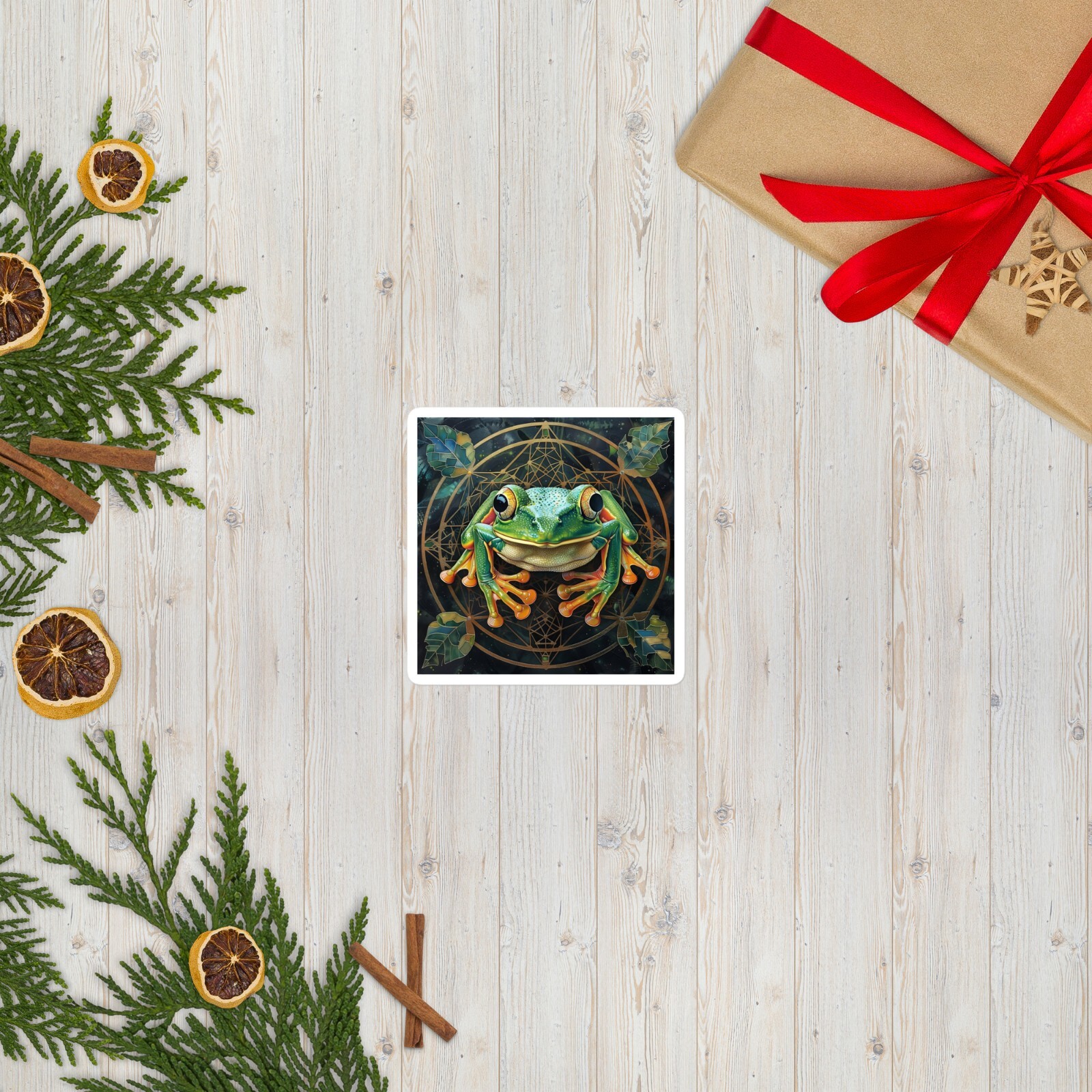 World of Wilds – Frog Lookin' at You – slappin' sticker