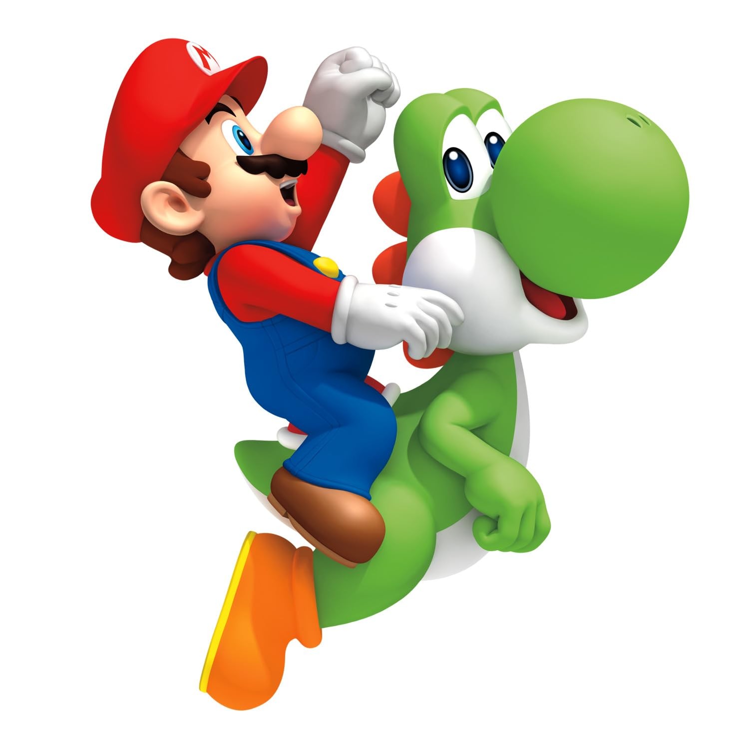 RMK1918GM Ninetendo Super Mario Bros. Yoshi and Mario Peel and Stick Giant Wa…