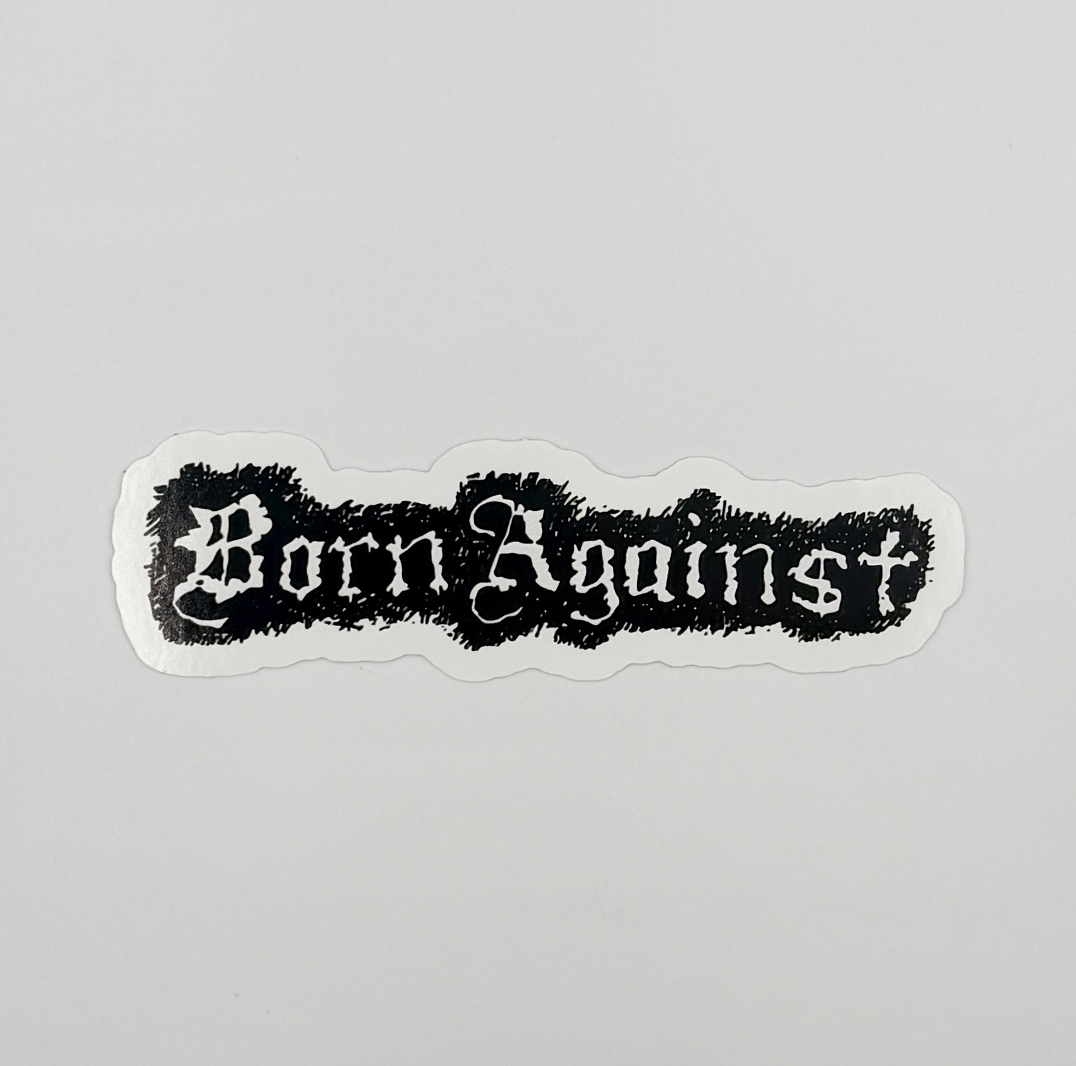 Born Against Hardcore Punk Rock Logo Sticker B042S