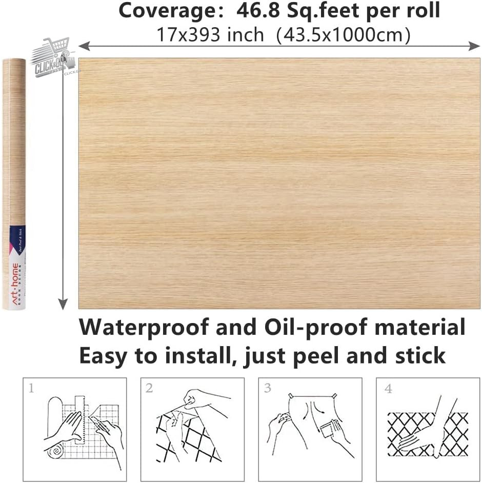 Adhesive film grey wood PVC furniture wall kitchen wardrobe roll 84x3m