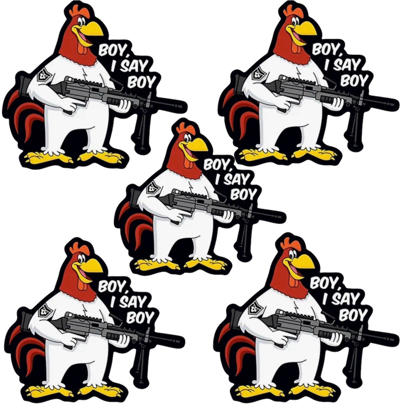 NRA 2A FOGHORN LEGHORN “Boy I Say Boy” 3” Inch Vinyl Sticker Decal 1PC