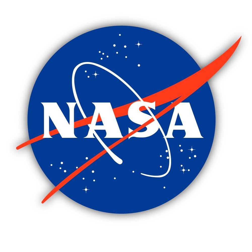 NASA Meatball Cut To Shape Vinyl Sticker