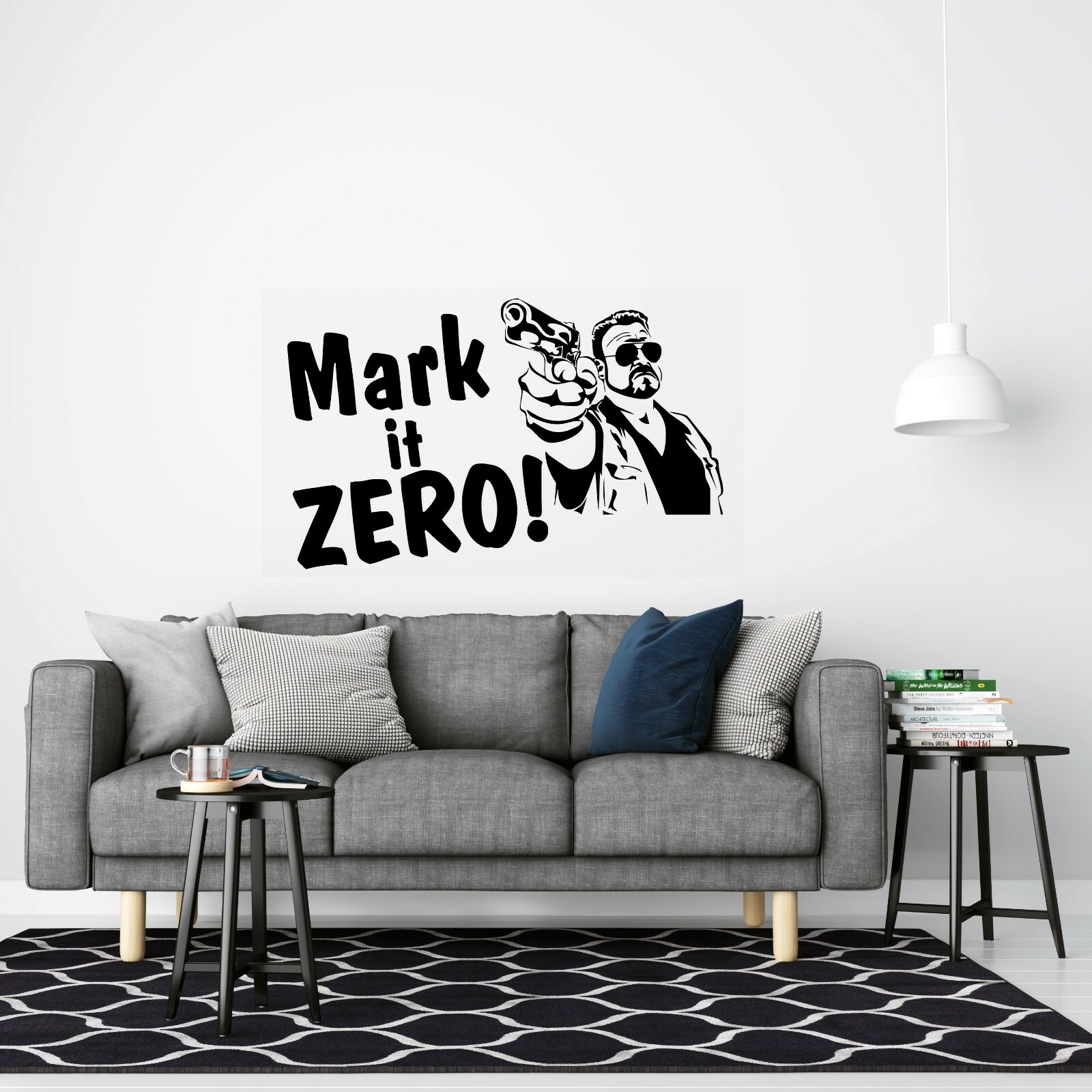 Vinyl Living Room Bedroom Walter Sobchak Decor Quotes Wall Decal – Mark It Zero