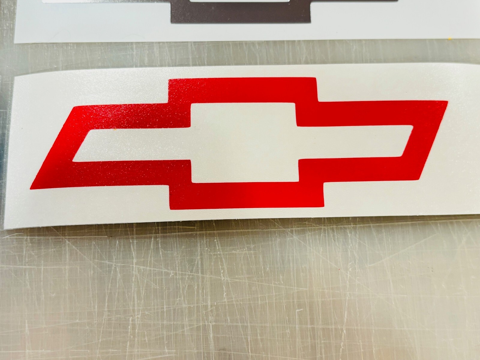Chevy Bowtie Outline Vinyl Decal Many Sizes Colors Buy 2 Get 1 FREE +FREE Ship