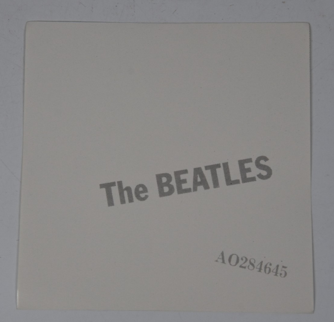 Vintage Beatles White Album Insert Cover Art 6" Art Print 45 Record Paper ONLY