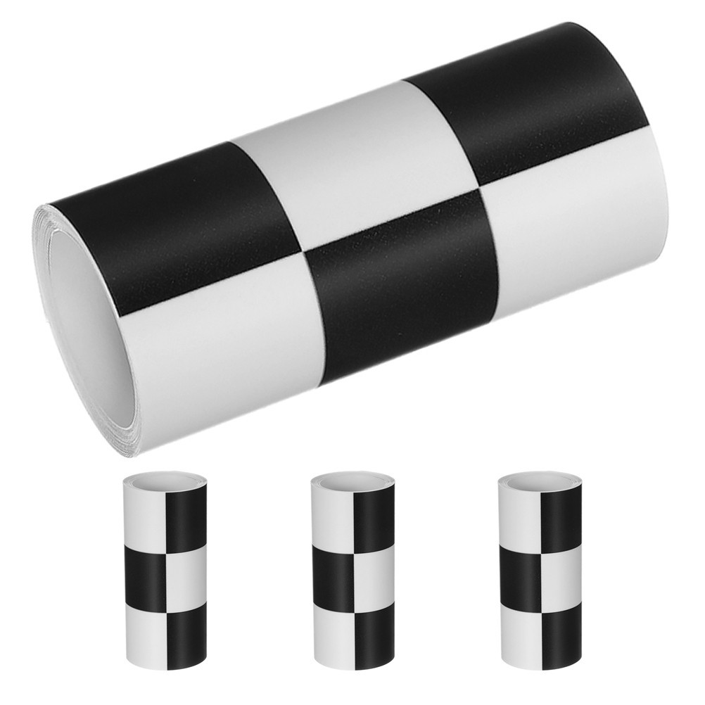 4 Rolls Peel and Stick Wallpaper – Checkered Flag Bulletin Board Borders Trim