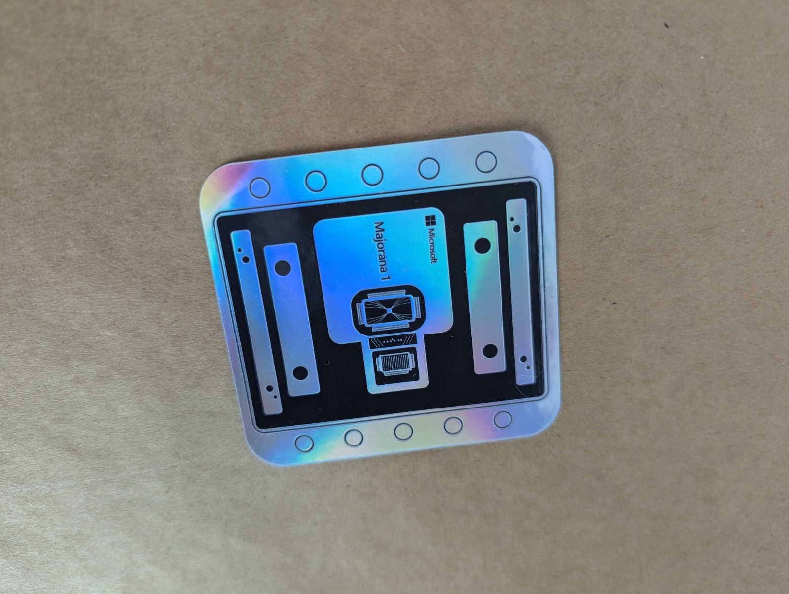 Official Sticker Microsoft Majorana 1 Quantum Computer PC Board Promo 3" Decal